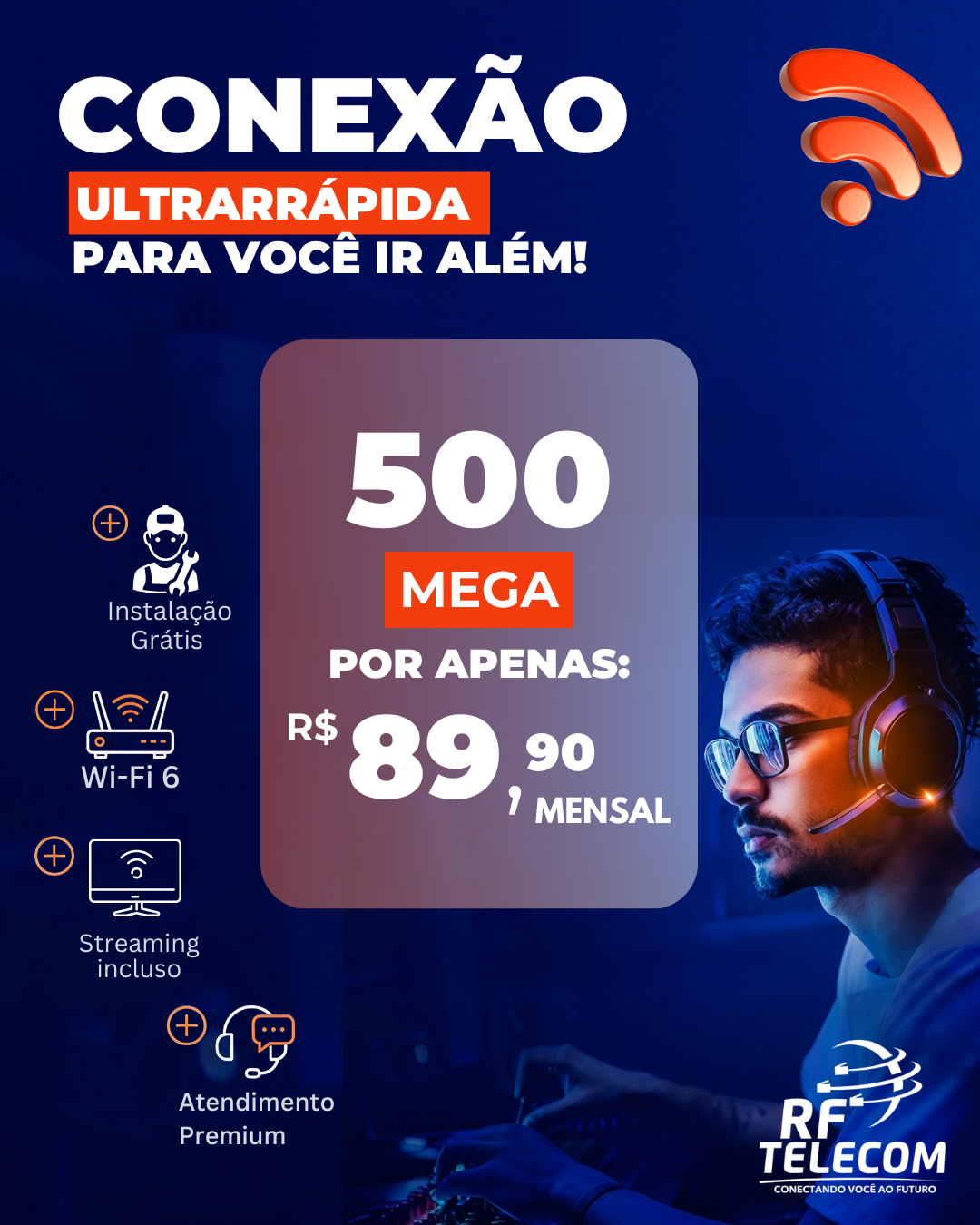 Promoção: 500 Mega por R$ 89,90 mensais